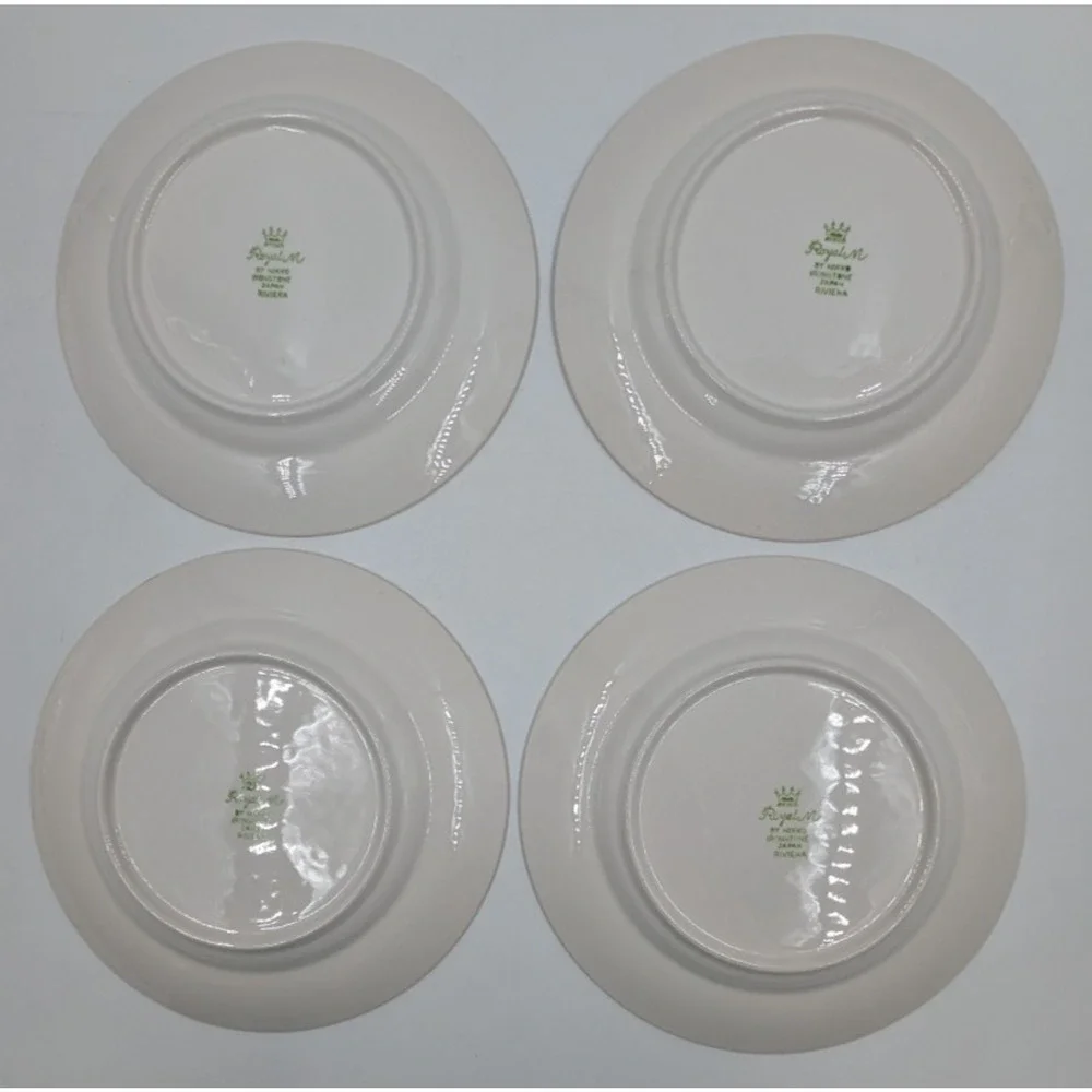 Nikko Riviera Red Salad Plates 7 3/8